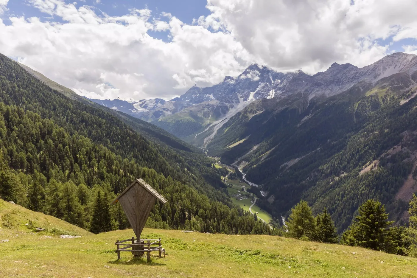 Das grüne Suldental im Sommer